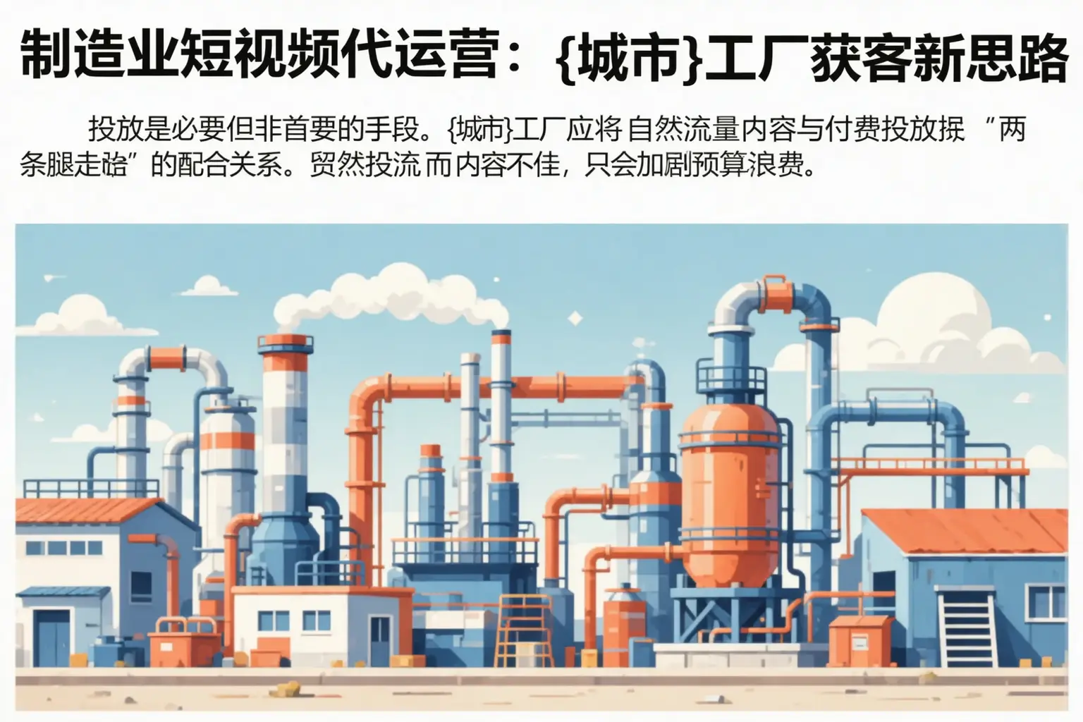 制造业短视频代运营：绥滨工厂获客新思路